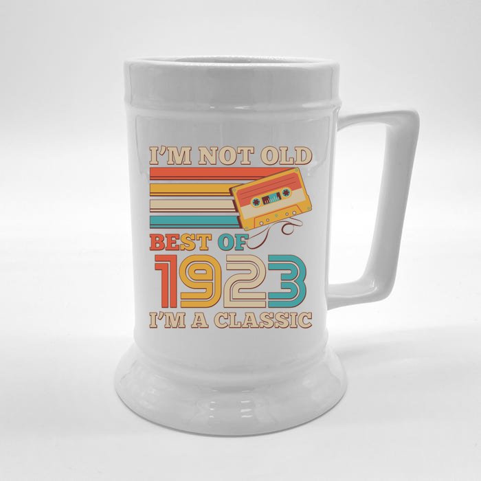 I'm Not Old Best Of 1923 I'm A Classic 100th Birthday Front & Back Beer Stein