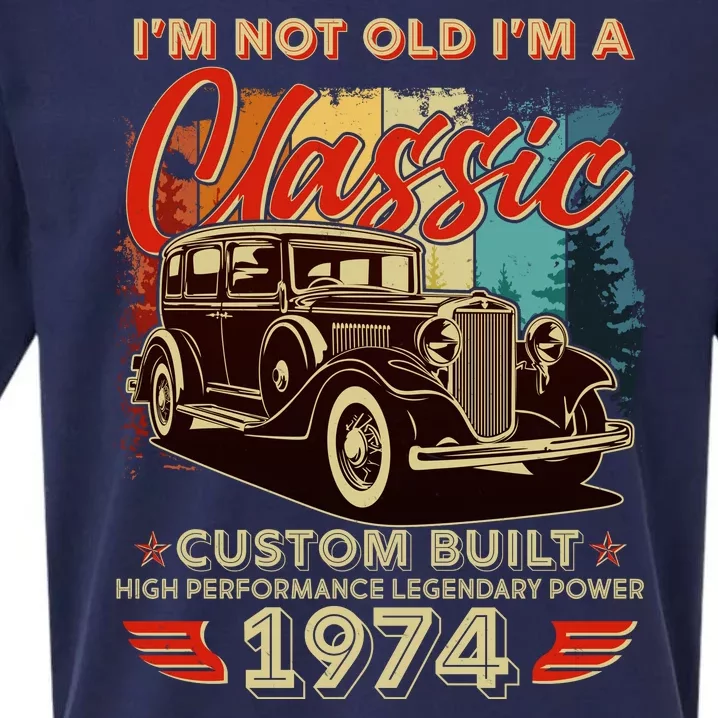 50th Birthday Im Not Old Im A Classic 1974 Custom Built Sueded Cloud Jersey T-Shirt