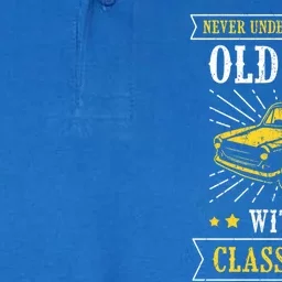 Im Not Old Never Underestimate An Old Classic Car Fan Cool Gift Softstyle Adult Sport Polo