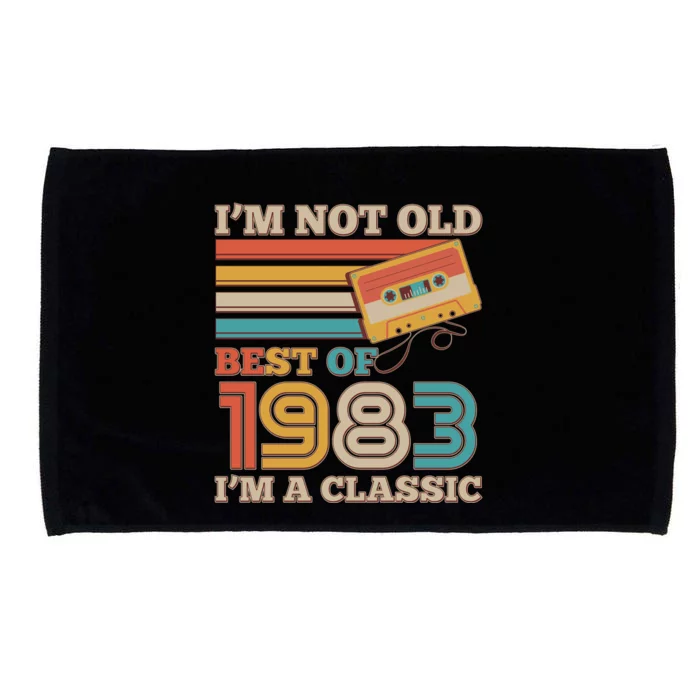 I'm Not Old Best Of 1983 I'm A Classic 40th Birthday Microfiber Hand Towel