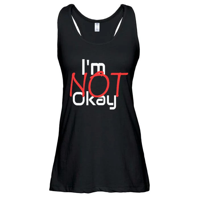 IM Not Okay Ladies Essential Flowy Tank