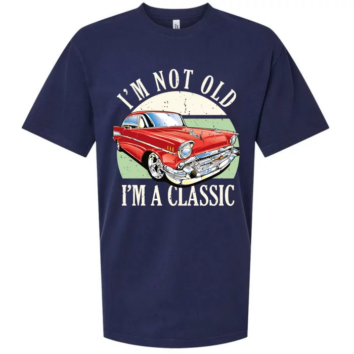 I'm Not Old I'm A Classic Car Vintage Retro Sueded Cloud Jersey T-Shirt