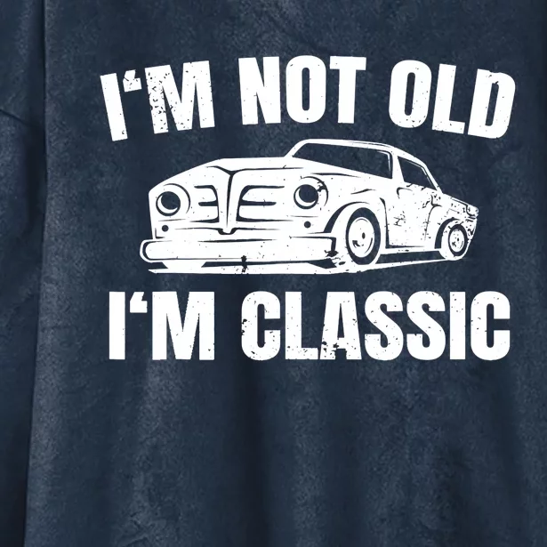 I'm Not Old I'm Classic Funny Cassette Tapes Hooded Wearable Blanket