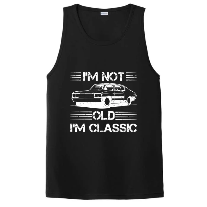 Im Not Old Im Classic Funny Car Graphic Performance Tank