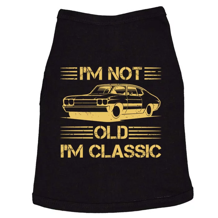 Im Not Old Im Classic Funny Car Graphic Doggie Tank