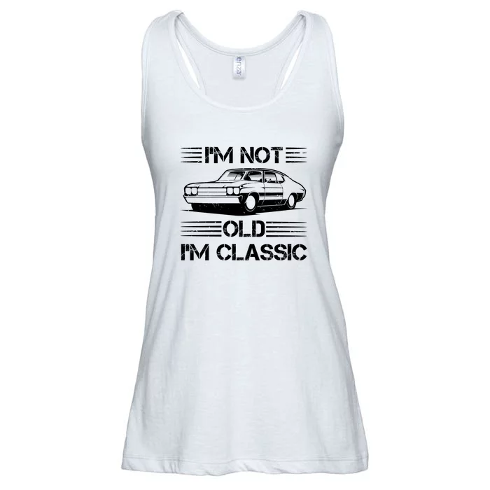 Im Not Old Im Classic Funny Car Graphic Ladies Essential Flowy Tank