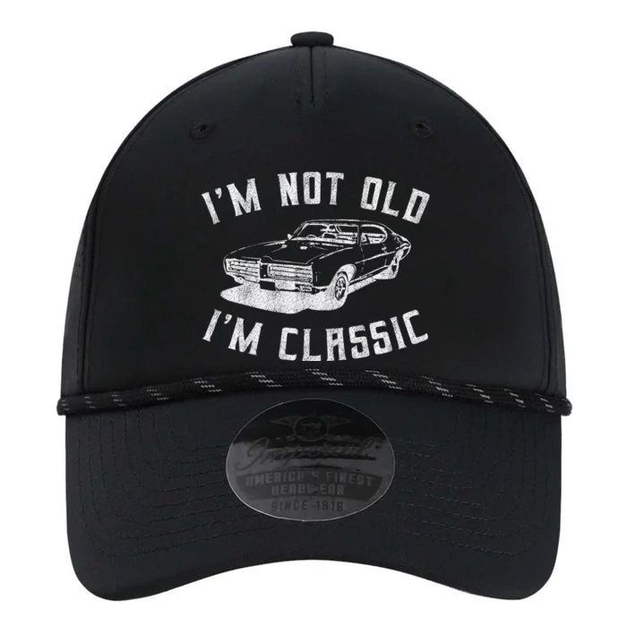 I'm Not Old I'm Classic Funny Car Graphic Mens & Womens Performance The Dyno Cap