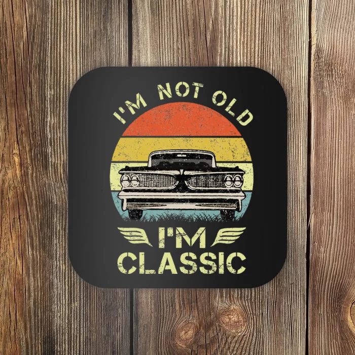 IM Not Old IM Classic Funny Car Graphic Coaster