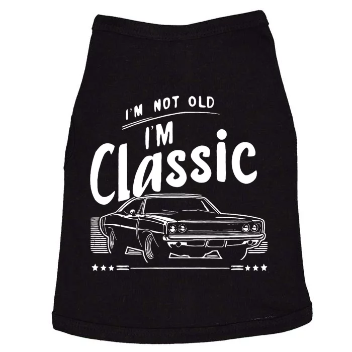 IM Not Old IM Classic Funny Car Graphic Doggie Tank