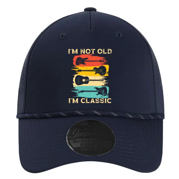 Im Not Old Im Classic Retro Vintage Pickup Guitar Performance The Dyno Cap