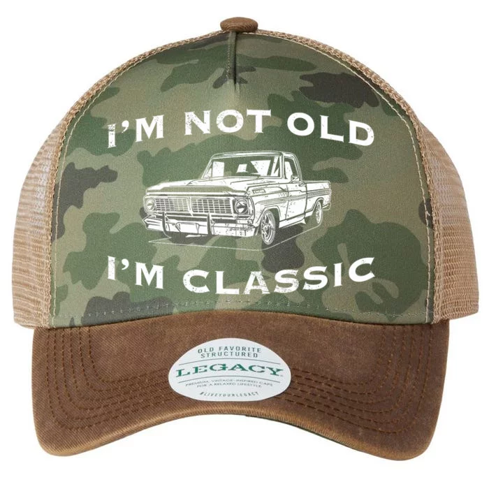 IM Not Old IM Classic Funny Classic Truck Car Graphic Legacy Tie Dye Trucker Hat