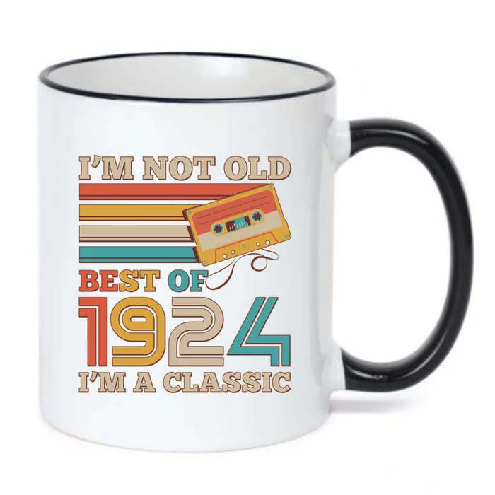 IM Not Old Best Of 1924 IM A Classic 100th Birthday Black Color Changing Mug