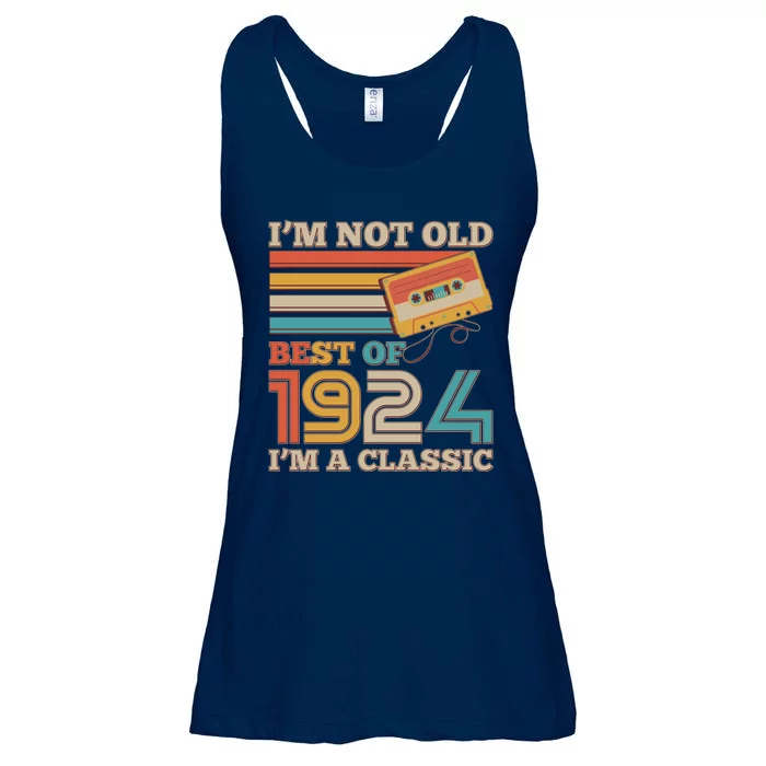 IM Not Old Best Of 1924 IM A Classic 100th Birthday Ladies Essential Flowy Tank