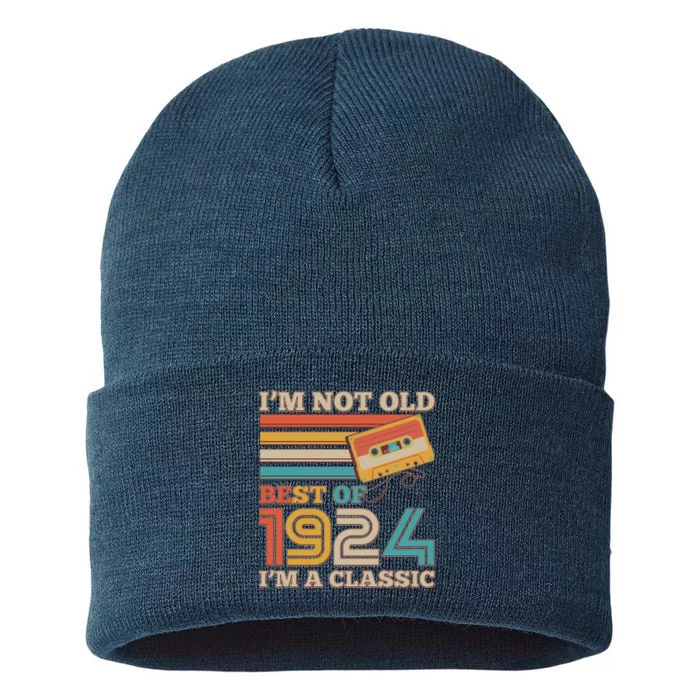 IM Not Old Best Of 1924 IM A Classic 100th Birthday Sustainable Knit Beanie