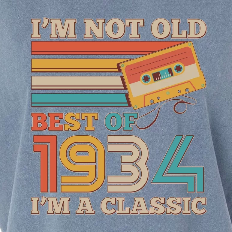 Im Not Old Best Of 1934 Im A Classic 90th Birthday Garment-Dyed Women's Muscle Tee