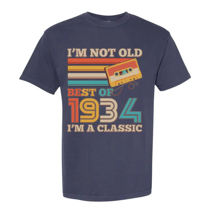 Im Not Old Best Of 1934 Im A Classic 90th Birthday Garment-Dyed Heavyweight T-Shirt