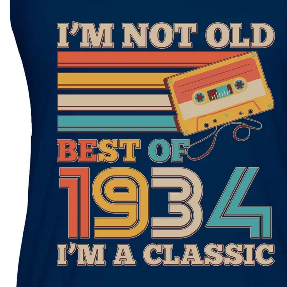 Im Not Old Best Of 1934 Im A Classic 90th Birthday Ladies Essential Flowy Tank