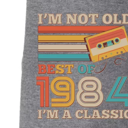 Im Not Old Best Of 1984 Im A Classic 40th Birthday Doggie 3-End Fleece Hoodie