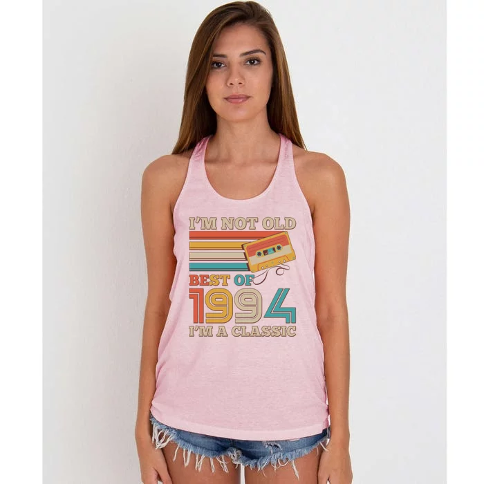 Im Not Old Best Of 1994 Im A Classic 30th Birthday Women's Knotted Racerback Tank