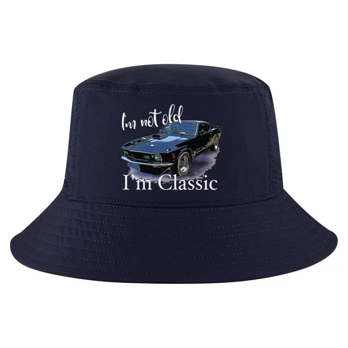 I'm Not Old I'm Classic Retro Muscle Car Art Birthday Cool Comfort Performance Bucket Hat