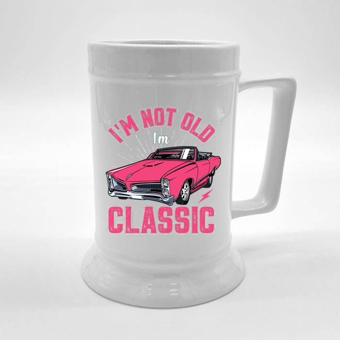 IM Not Old IM Classic Funny Old Man Front & Back Beer Stein