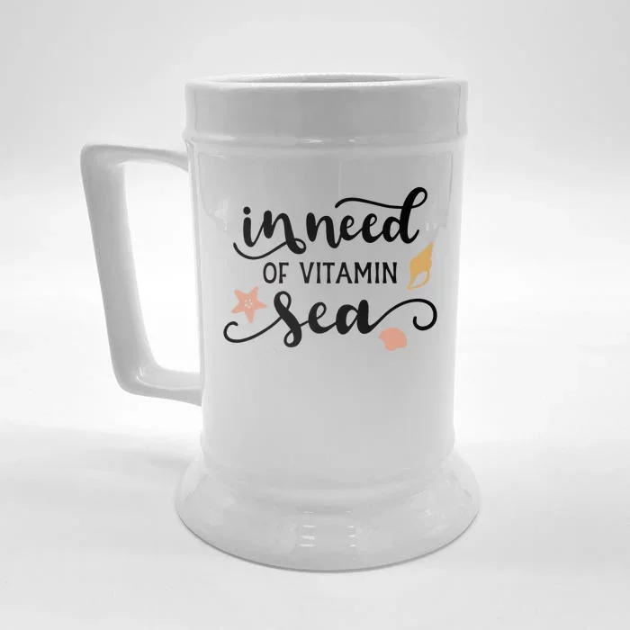 In Need Of Vitamin Sea Front & Back Beer Stein