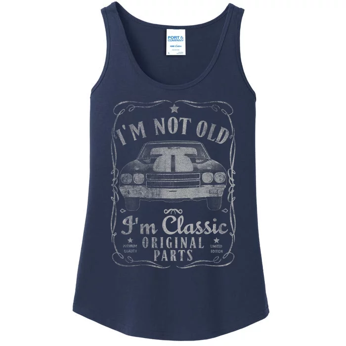 I'm Not Old I'm Classic Funny Car Graphic Gifts Ladies Essential Tank