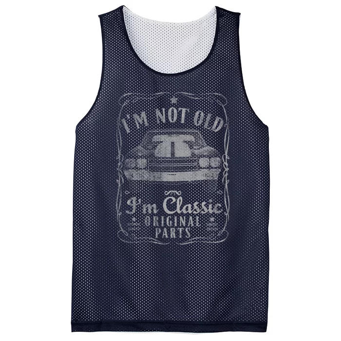 I'm Not Old I'm Classic Funny Car Graphic Gifts Mesh Reversible Basketball Jersey Tank