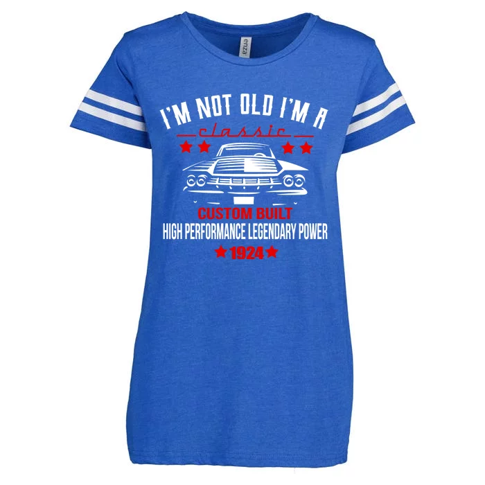 IM Not Old IM A Classic Custom Built 1924 100th Birthday Enza Ladies Jersey Football T-Shirt