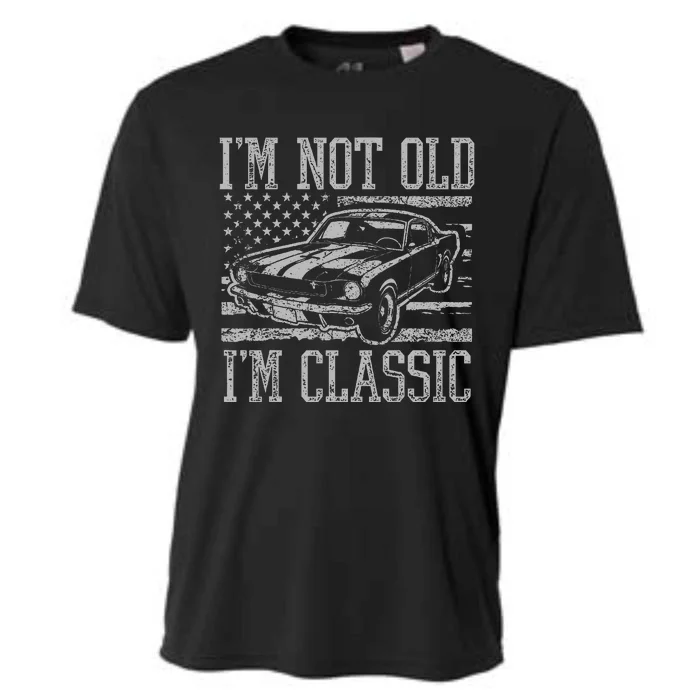 I'm Not Old I'm Classic Car Birthday Dad Grandpa Cooling Performance Crew T-Shirt