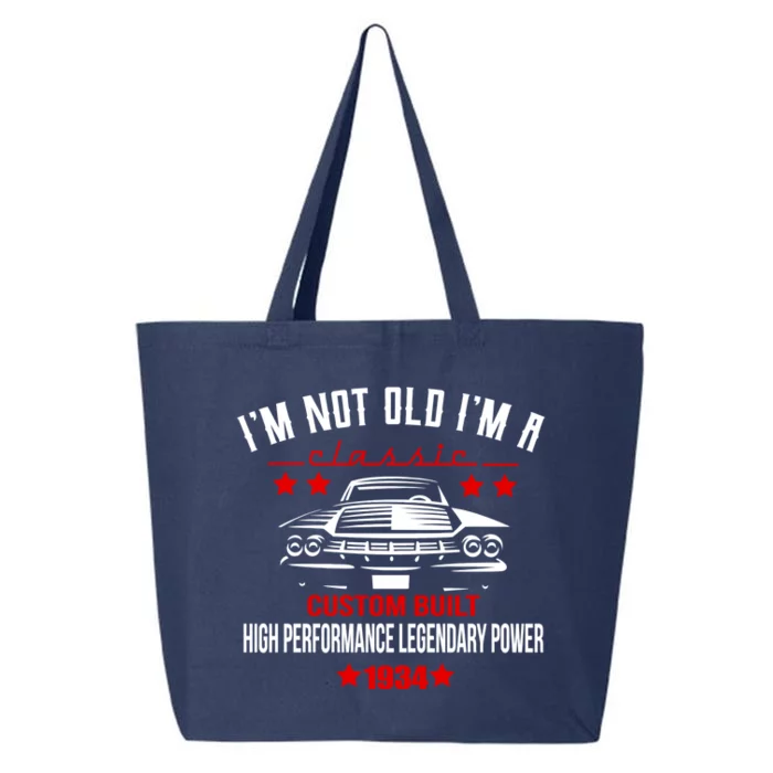 Im Not Old Im A Classic Custom Built 1934 90th Birthday 25L Jumbo Tote