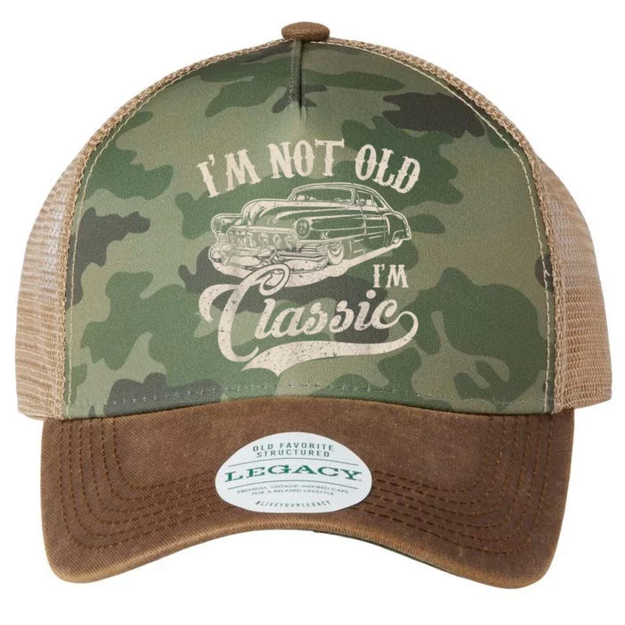 I'm Not Old I'm a Classic Funny Retro Vintage Car Lover Gift Legacy Tie Dye Trucker Hat