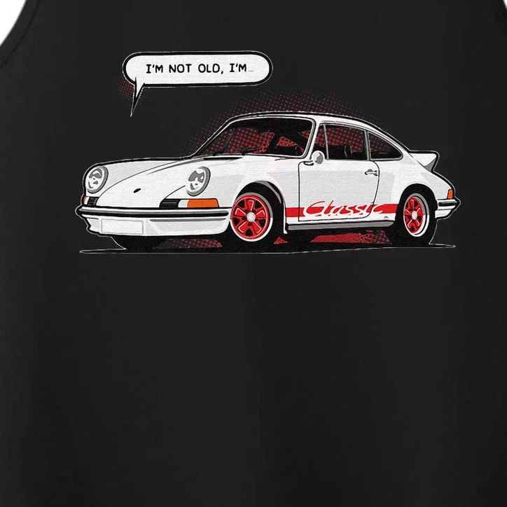 I'm Not Old I'm Classic Funny Car Performance Tank