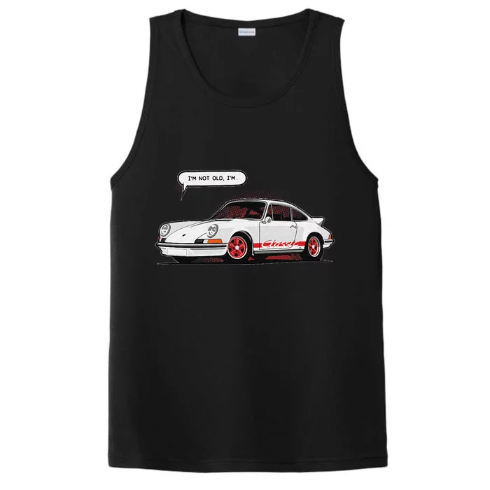 I'm Not Old I'm Classic Funny Car Performance Tank