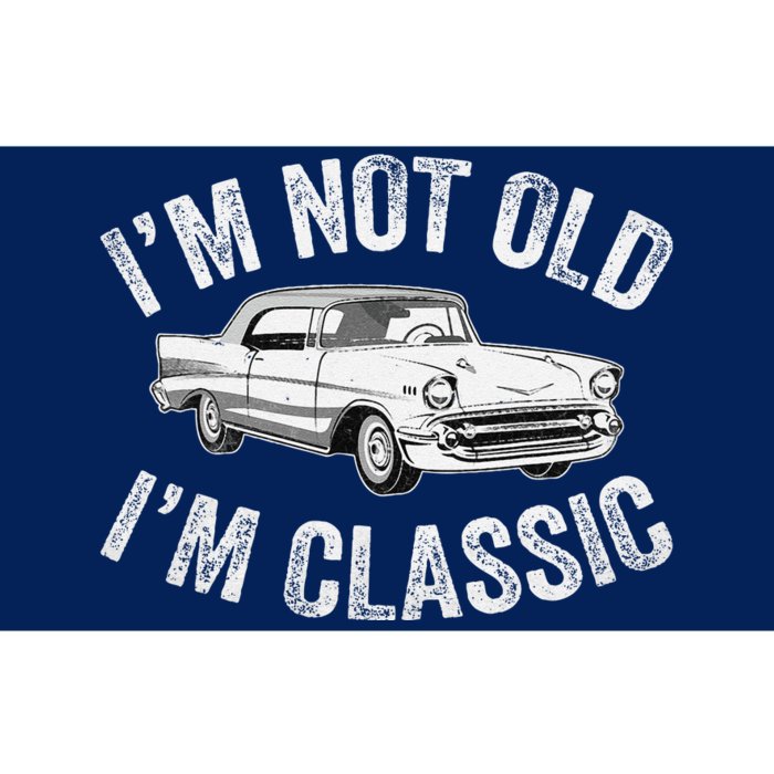 Im Not Old Im Classic Funny Grandpa Car Graphic Birthday Bumper Sticker