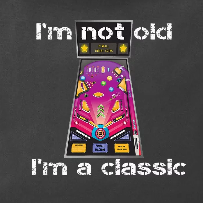 IM Not Old IM Classic Pinball Machine Zip Tote Bag