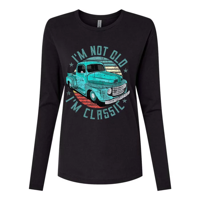 Im Not Old Im Classic Funny Retro Cool Car Vintage Womens Cotton Relaxed Long Sleeve T-Shirt