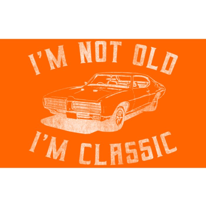 IM Not Old IM Classic Funny Car Graphic Bumper Sticker