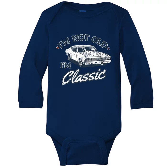 IM Not Old IM Classic Baby Long Sleeve Bodysuit