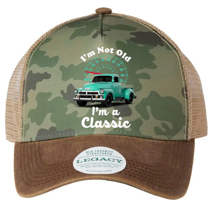 I'm Not Old I'm A Classic Vintage Car Legacy Tie Dye Trucker Hat