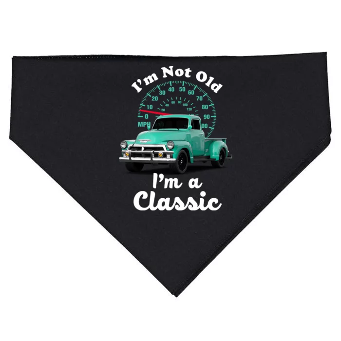 I'm Not Old I'm A Classic Vintage Car USA-Made Doggie Bandana