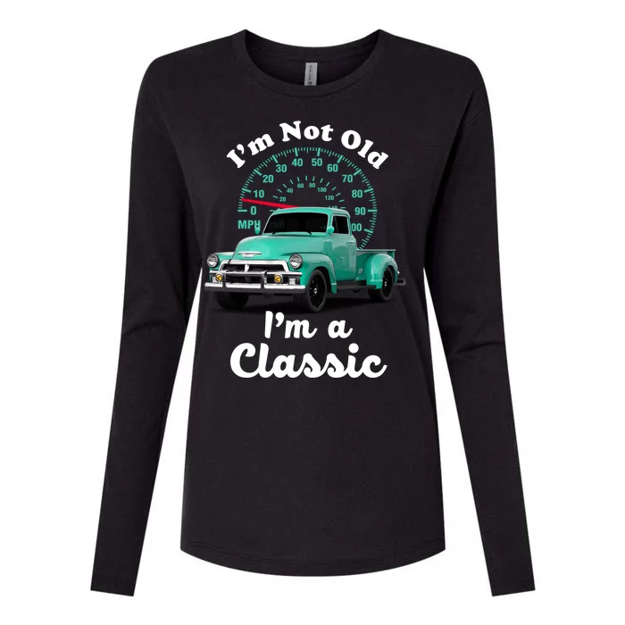 I'm Not Old I'm A Classic Vintage Car Womens Cotton Relaxed Long Sleeve T-Shirt