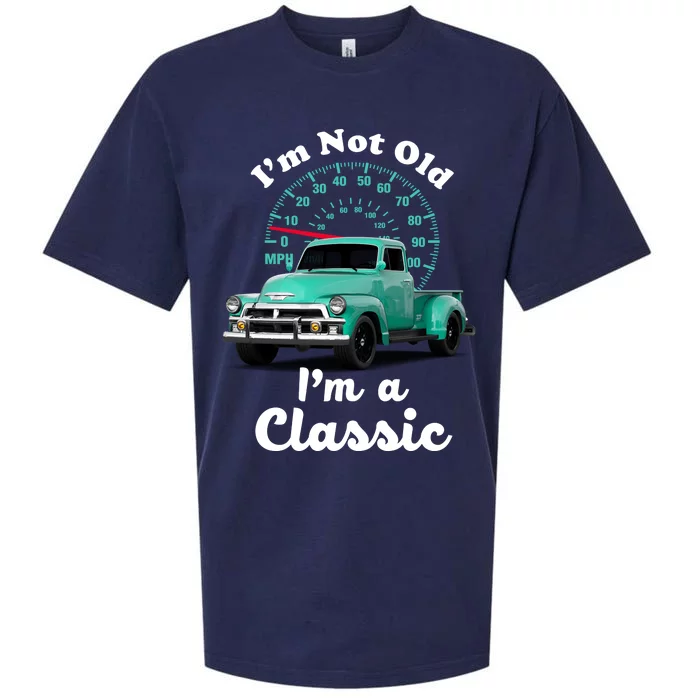 I'm Not Old I'm A Classic Vintage Car Sueded Cloud Jersey T-Shirt