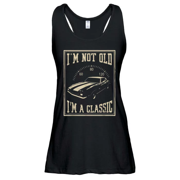 I'm Not Old I'm A Classic Shirt | Classic Car Ladies Essential Flowy Tank