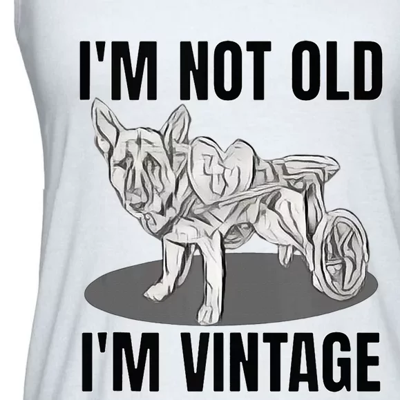 IM Not Old IM Ladies Essential Flowy Tank