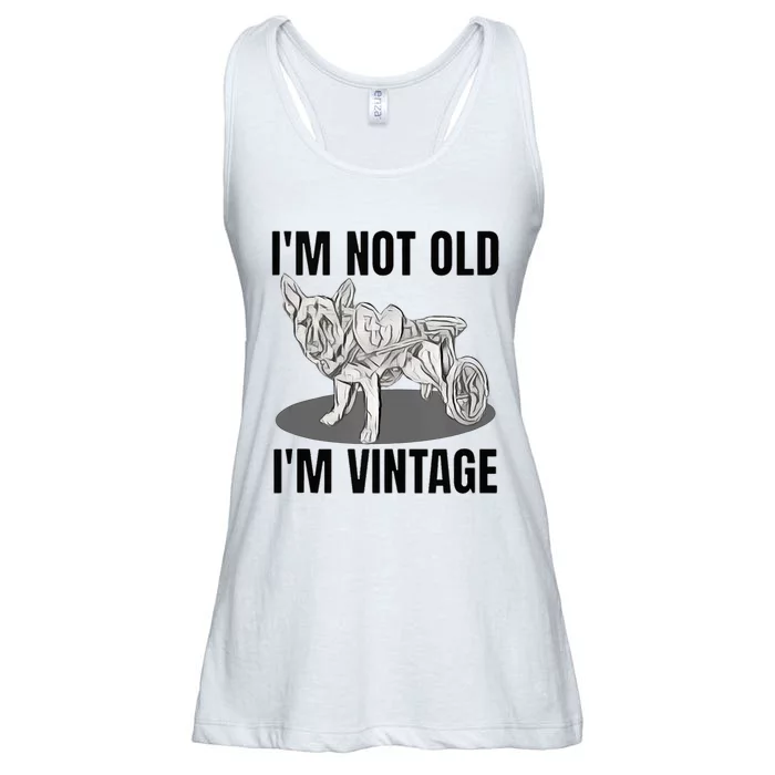 IM Not Old IM Ladies Essential Flowy Tank