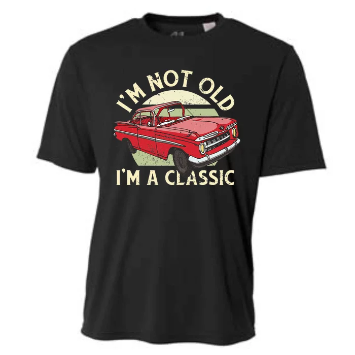 Im Not Old Im A Classic Car Men Dad Grandpa Cooling Performance Crew T-Shirt