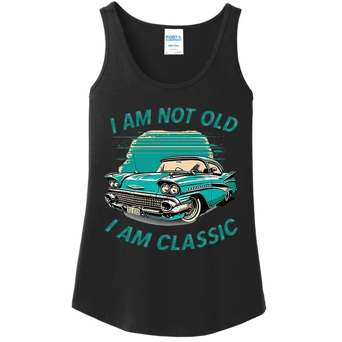 I'm Not Old I'm Classic Funny Car Graphic Ladies Essential Tank