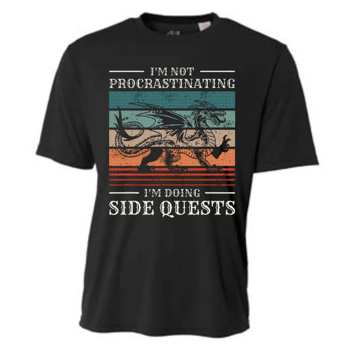 IM Not Procrastinating IM Doing Side Quests Rpg Gamer Cooling Performance Crew T-Shirt