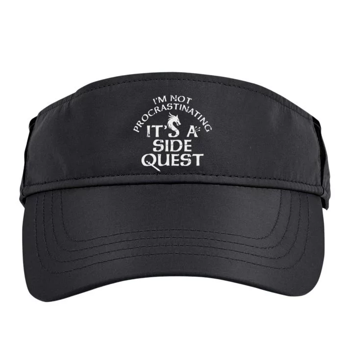 I'm Not Procrastinating It's A Side Quest Adult Drive Performance Visor